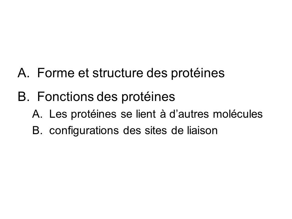 Chapitre Les Prot Ines Ppt T L Charger